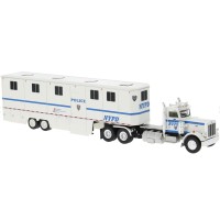 BR85724 HO Scale Brekina Peterbilt 359 Day Cab Truck Tractor - NYPD