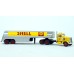 BR85762 HO Scale Brekina Peterbilt 281 Day Cab Truck Tractor & Tank Trailer - Shell