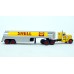 BR85762 HO Scale Brekina Peterbilt 281 Day Cab Truck Tractor & Tank Trailer - Shell