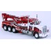 BR86275 HO Scale Brekina Peterbilt 359 Tri-Axle Tow Truck - Red/White "Kauff's Towing"