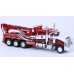 BR86275 HO Scale Brekina Peterbilt 359 Tri-Axle Tow Truck - Red/White "Kauff's Towing"