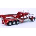 BR86275 HO Scale Brekina Peterbilt 359 Tri-Axle Tow Truck - Red/White "Kauff's Towing"