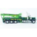 BR86279 HO Scale Brekina Peterbilt 359 Tri-Axle Tow Truck - Green/White "O'Hare Towing"