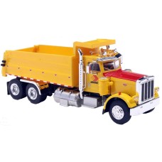 BR86294 HO Scale Brekina Peterbilt 359 Day Cab Dump Truck - Yellow "Hawkins"