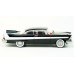 BR19680 HO Scale Brekina 1958 Plymouth Fury - Black/White