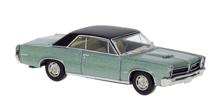 BR18106 - Brekina HO 1965 Pontiac GTO - Metallic Mint Green/Black BR18106 - Brekina HO 1965 Pontiac GTO - Metallic Mint Green/Black
