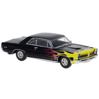 BR18107 - Brekina HO 1965 Pontiac GTO - Black/Flames BR18107 - Brekina HO 1965 Pontiac GTO - Black/Flames