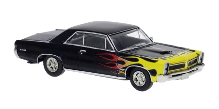 BR18107 - Brekina HO 1965 Pontiac GTO - Black/Flames BR18107 - Brekina HO 1965 Pontiac GTO - Black/Flames