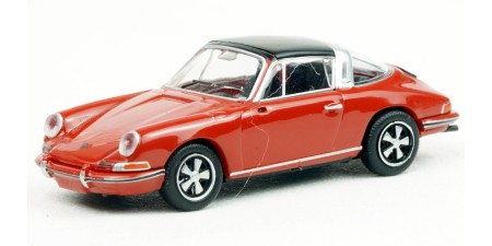 BR16270 HO Scale Brekina 1968 Porsche 911 Targa - Red