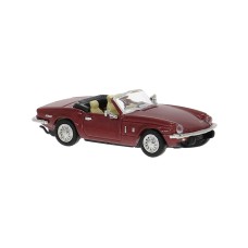 BR15180 HO Scale Brekina Triumph Spitfire - Metallic Dark Red
