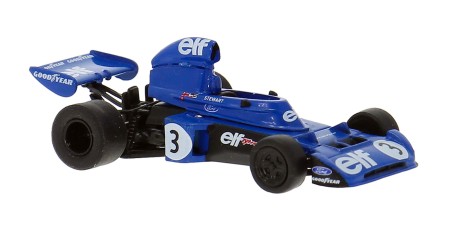 BR22866 HO Scale 1973 Tyrrell 006 (#3, elf) Formula 1 Race Car