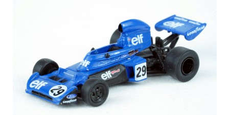 BR22867 HO Scale 1973 Tyrrell 005 (#29, elf) Formula 1 Race Car