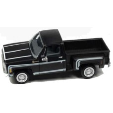 30618 - Classic Metal Works HO 1976 Chevrolet Stepside Pickup - Midnight Black