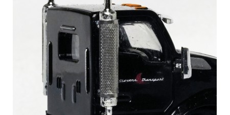 HS7 Masterbilt Models 1/87 (HO) Preformed Scale Exhaust Heat Shields - Round Holes Accessory (Pair)