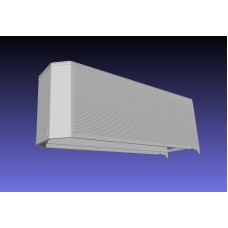 BNPT-06 Hexagon Models HO Scale Trailmobile Bullnose 28'x96" Pup Trailer Kit - Garrett Freightlines, Beaded Sides, Round Wheel Cutouts