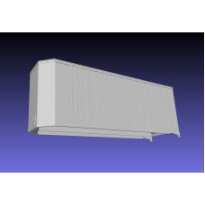 BNPT-09 Hexagon Models HO Scale Trailmobile Bullnose 28'x96" Pup Trailer Kit - PIE Nationwide, Exterior Post, Round Wheel Cutouts