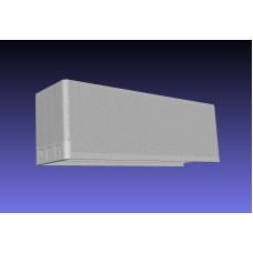 FRPT-03C Hexagon Models HO Scale Fruehauf Straight Floor 28'x96" Pup Trailer Kit - Yellow Freight, Beaded Sides & Front
