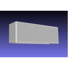 FRWT-03A Hexagon Models HO Scale Fruehauf Wedge 28'x96" Pup Trailer Kit - Yellow Freight, Beaded Sides