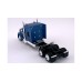HL-990065 HO Logistics HO Kenworth W990 Standup Sleeper Two Axle Truck Tractor - Metallic Blue