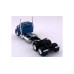 HL-990061 HO Logistics HO Kenworth W990 Day Cab Two Axle Truck Tractor - Metallic Blue