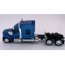 HL-990065 HO Logistics HO Kenworth W990 Standup Sleeper Two Axle Truck Tractor - Metallic Blue