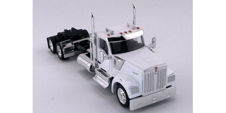 HL-990071 HO Logistics HO Kenworth W990 Day Cab Two Axle Truck Tractor - White