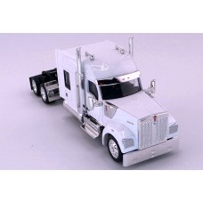 HL-990075 HO Logistics HO Kenworth W990 Standup Sleeper Two Axle Truck Tractor- White