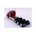 HL-990082 HO Logistics HO Kenworth W990 Day Cab Tri-Axle Truck Tractor - Red