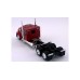HL-990083 HO Logistics HO Kenworth W990 Flat Top Sleeper Two Axle Truck Tractor - Red