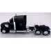 HL-990095 HO Logistics HO Kenworth W990 Standup Sleeper Two Axle Truck Tractor - Black