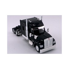 HL-990095 HO Logistics HO Kenworth W990 Standup Sleeper Two Axle Truck Tractor - Black
