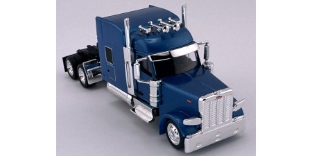HL-589065 HO Logistics HO Peterbilt 589 Standup Sleeper Two Axle Truck Tractor - Metallic Blue HL-589065 HO Logistics HO Peterbilt 589 Standup Sleeper Two Axle Truck Tractor - Metallic Blue
