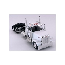 HL-589071 HO Logistics HO Peterbilt 589 Day Cab Two Axle Truck Tractor - White