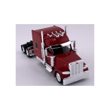 HL-589085 HO Logistics HO Peterbilt 589 Standup Sleeper Two Axle Truck Tractor - Red