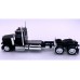 HL-589091 HO Logistics HO Peterbilt 589 Day Cab Two Axle Truck Tractor - Black