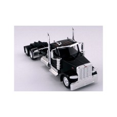 HL-589091 HO Logistics HO Peterbilt 589 Day Cab Two Axle Truck Tractor - Black