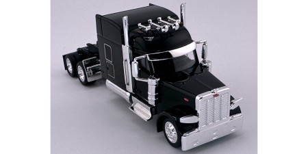 HL-589095 HO Logistics HO Peterbilt 589 72" Standup Sleeper Two Axle Truck Tractor - Black HL-589095 HO Logistics HO Peterbilt 589 72" Standup Sleeper Two Axle Truck Tractor - Black