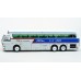 87-0546 Iconic Replicas HO Scale 1969 Silver Eagle Model 05 Bus - KG Lines