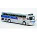 87-0546 Iconic Replicas HO Scale 1969 Silver Eagle Model 05 Bus - KG Lines