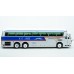 87-0546 Iconic Replicas HO Scale 1969 Silver Eagle Model 05 Bus - KG Lines