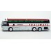 87-0547 Iconic Replicas HO Scale 1969 Silver Eagle Model 05 Bus - Adirondack Trailways