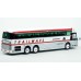 87-0547 Iconic Replicas HO Scale 1969 Silver Eagle Model 05 Bus - Adirondack Trailways