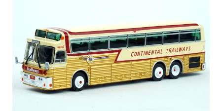 87-0545 Iconic Replicas HO Scale 1969 Golden Eagle Model 05 Bus - Continental Trailways