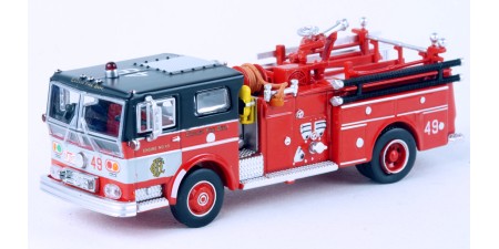 87-0648 Iconic Replicas 1973 Ward LaFrance Fire Truck - Chicago Fire Department