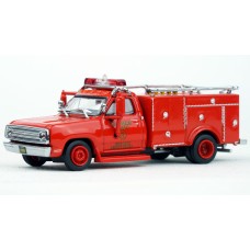 87-0537 Iconic Replicas 1974 Dodge D-300 Squad 51 Rescue Unit L.A. County Fire Dept.
