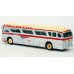 87-0565 Iconic Replicas HO Scale 1959 GM PD4104 Bus - Continental Trailways