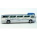 87-0566 Iconic Replicas HO Scale 1959 GM PD4104 Bus - Greyhound Lines