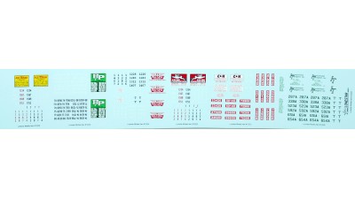 HO Scale Lonestar Models Owner-Operator Truck Tractor Decal Set #1 - 6 Assorted