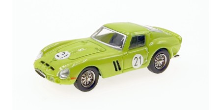 MC-870017GRN - MicroCity87 1962-1964 Ferrari 250 GTO - Green Racing #21