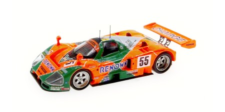 MC-87021ORG - MicroCity87 Mazda 787B Le Mans Race Car #55 - Orange/Green